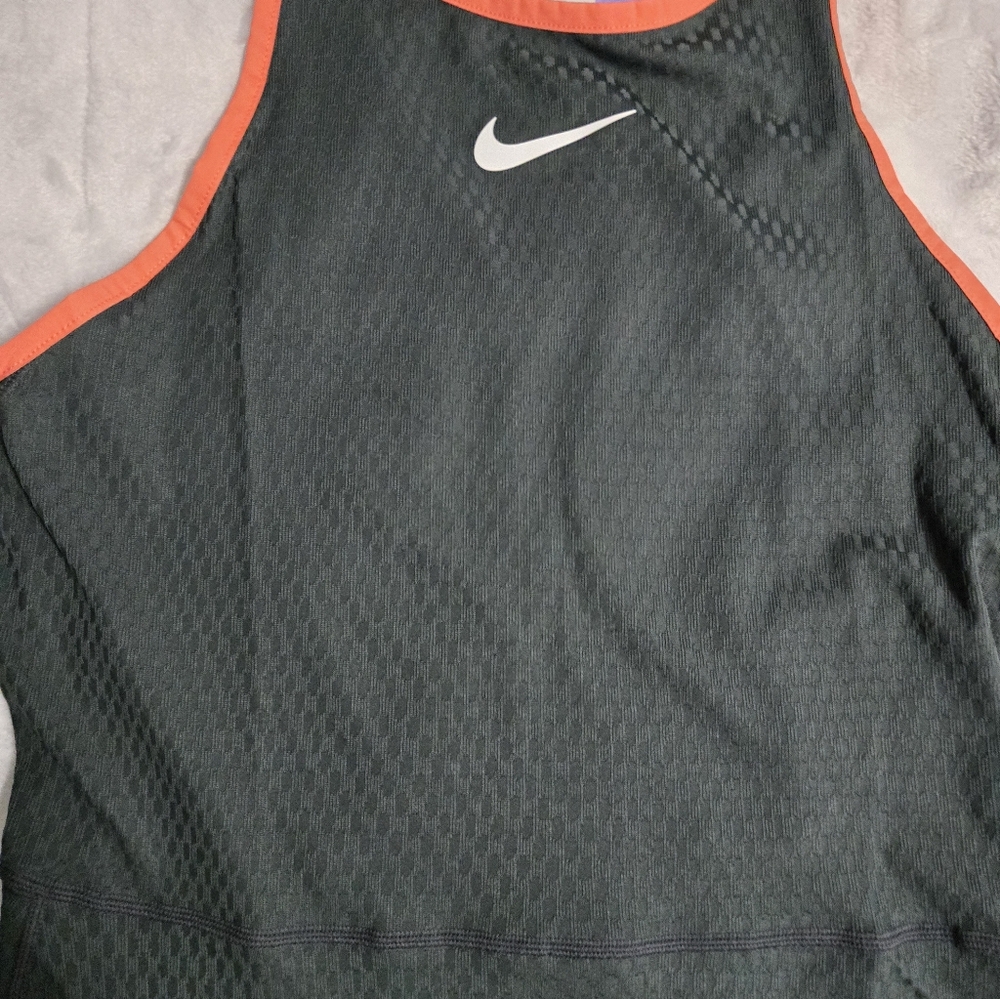 Nike Slam mesh-paneled Dri-FIT Tennis Dress Women Size Medium-tall - Picture 8 of 13